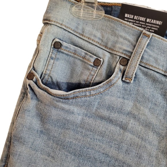 New With Tags Mens RSQ Slim Straight Blue Jeans Denim Vintage Flex Size 29x30 - Picture 4 of 12